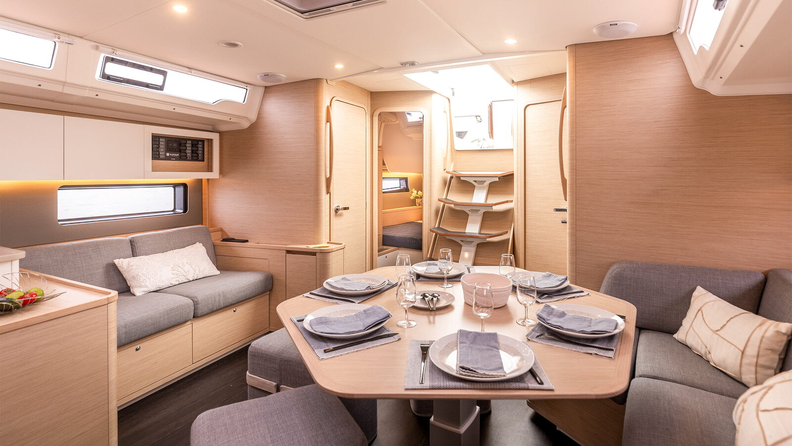 Dufour 44 interior — representative photo