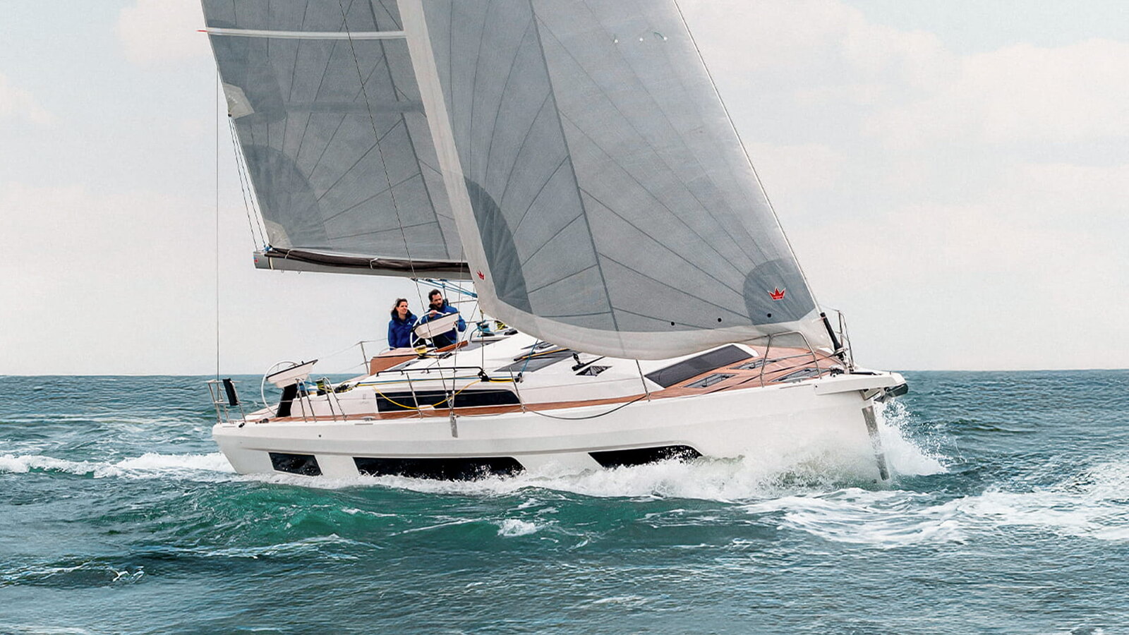 Dufour 44 sailing offshore — representative photo