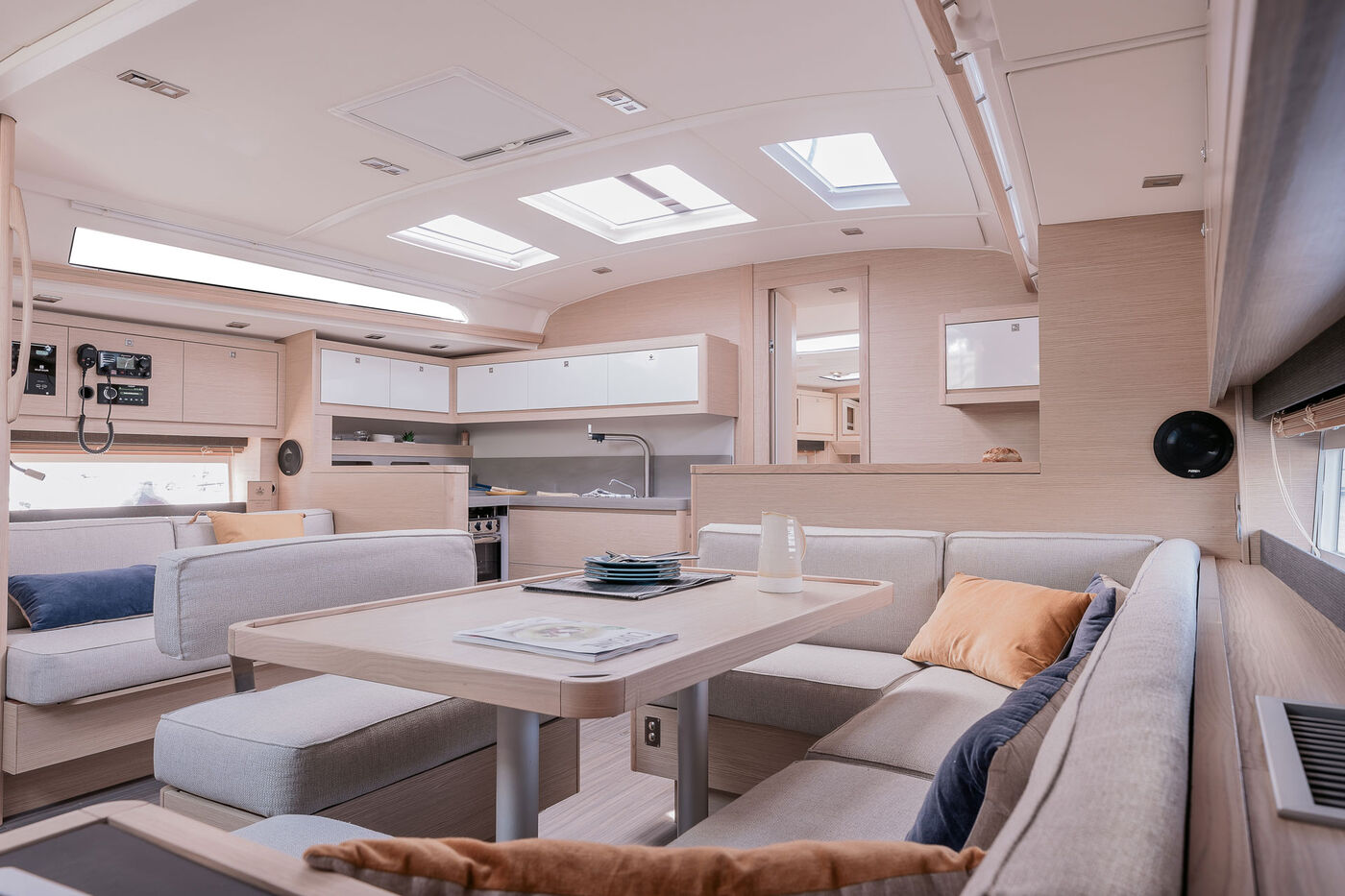 Dufour 470 owner's cabin, builder photo